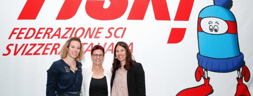 Michelle Gisin, Michela Figini e Dominique Gisin